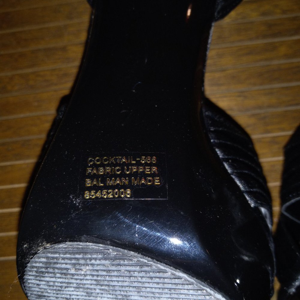 stiletto heels black size 7 - Picture 5 of 5